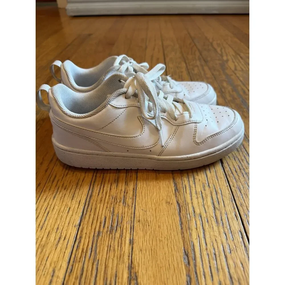 Nike Shoes Youth Size 6.5Y White Court Borough Low Recraft GS Kids DV5456-100